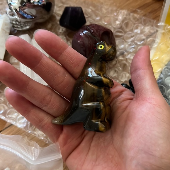 Dinosaur Tiger Eye crystal